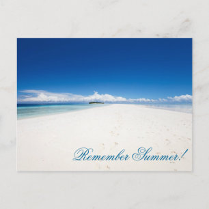 Cartão Postal Praia oceânica perfeita