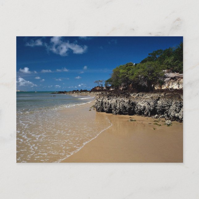 Cartão Postal Praia Ponta Negra, Natal, Brasil (Frente)