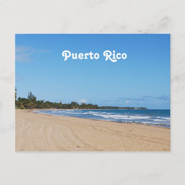 Cartão Postal Praia Porto Rico (Frente)