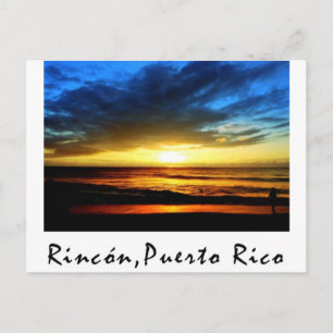 Cartão Postal Praia Puerto Rico de Rincon