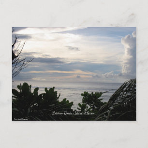 Cartão Postal Praia Ritidiana - Ilha de Guam