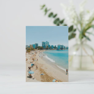 Cartão Postal Praia San Juan - Alicante - Espanha