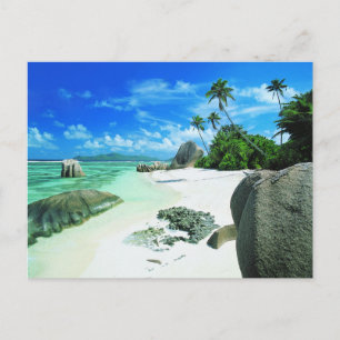 Cartão Postal Praias Tropicais   Ilha La Digue