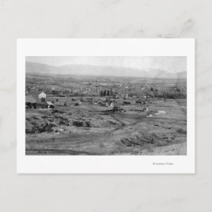 Cartão Postal Prairie City, Oregon Birds Eye Town View