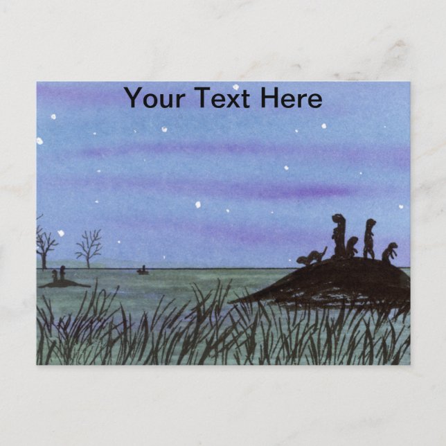 Cartão Postal Prairie Dogs (Frente)