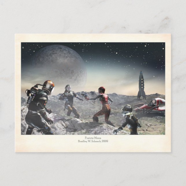 Cartão postal Prairie Moon (Frente)