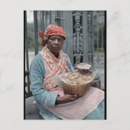 Cartão Postal Praline Sales Jackson Square French Quarter