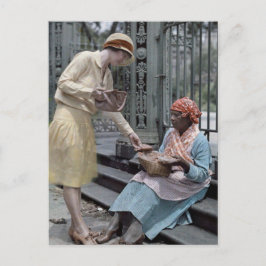 Cartão Postal Praline Sales Jackson Square French Quarter 1920