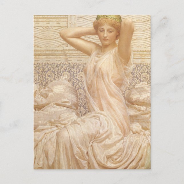 Cartão Postal Prata por Albert Joseph Moore, Bela Arte Vitoriana (Frente)
