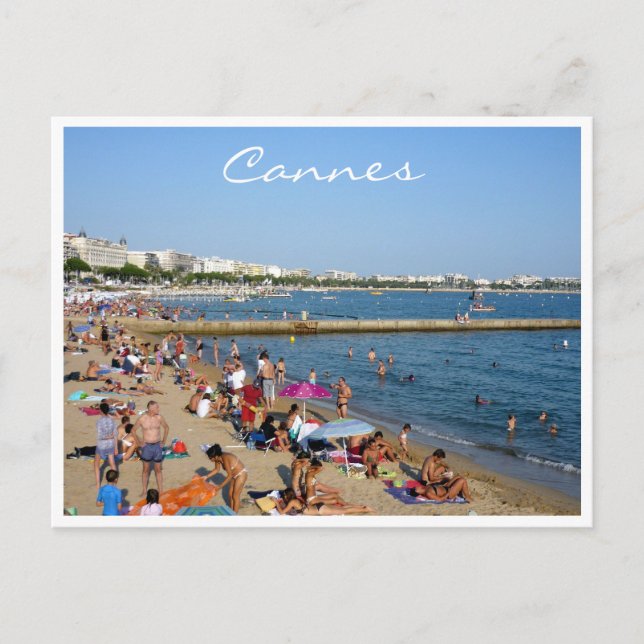 Cartão Postal prato de cannes (Frente)