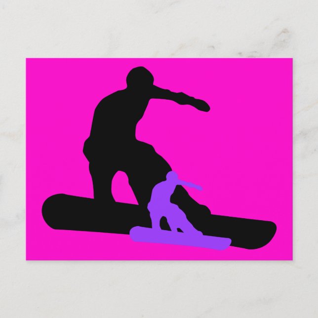 Cartão Postal prato de neve: sombra (Frente)