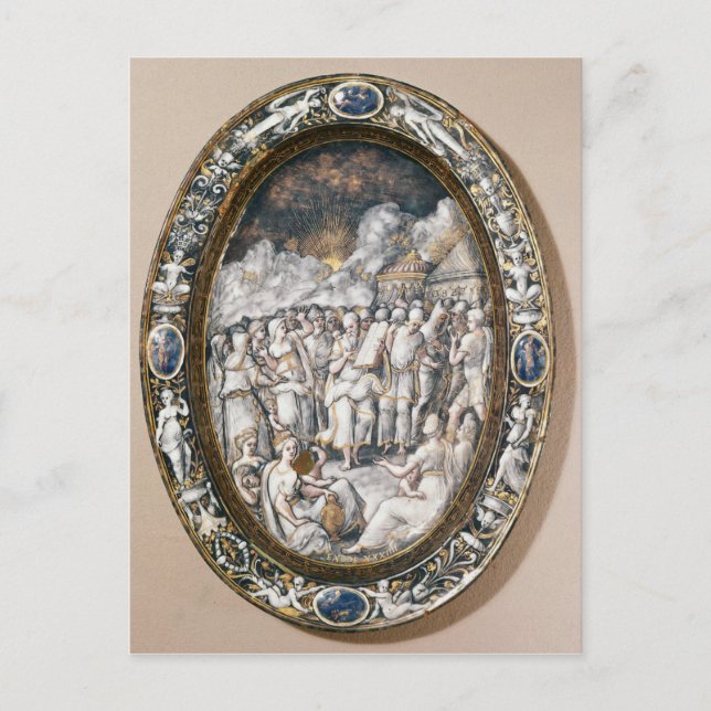 Cartão Postal Prato oval (Frente)