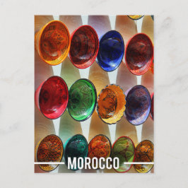 Cartão Postal Pratos cerâmicos marroquinos