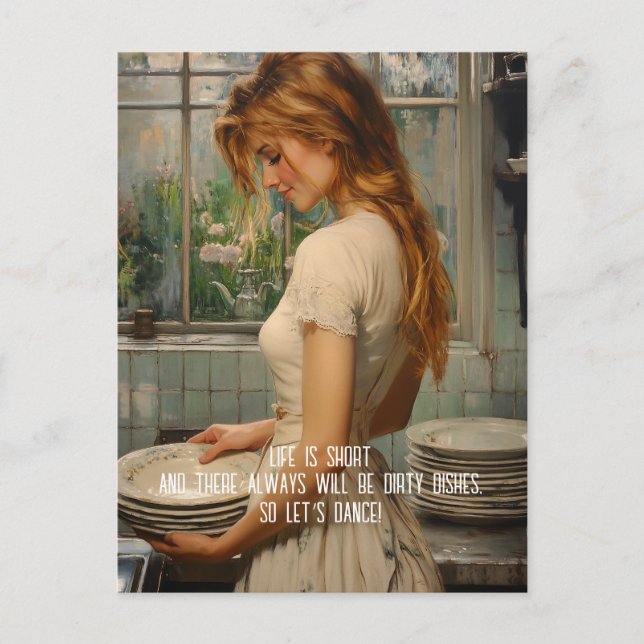 Cartão Postal Pratos sujos (Frente)