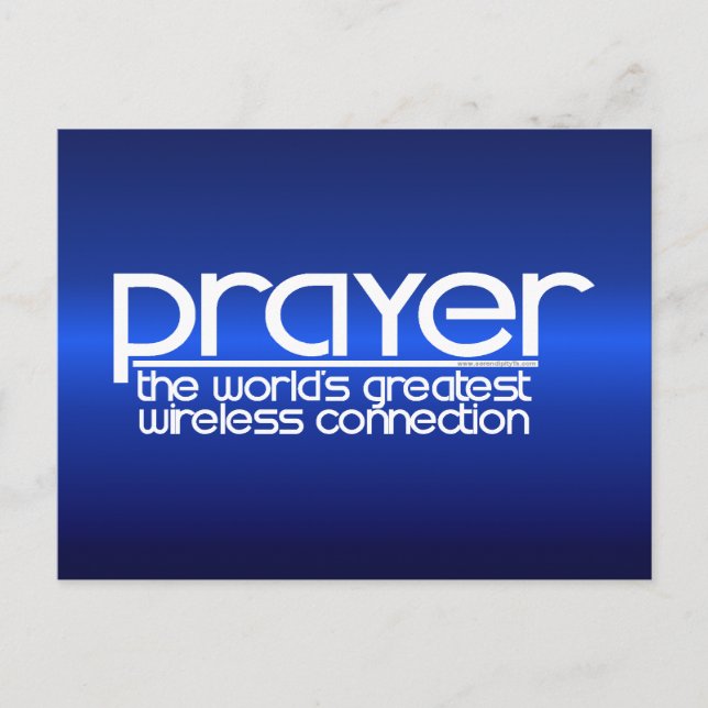 CARTÃO POSTAL PRAYER (Frente)