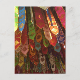 Cartão Postal Prayer Flags, Chiang Mai, Tailândia