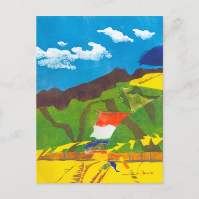 Cartão Postal Prayer Flags II (Frente)