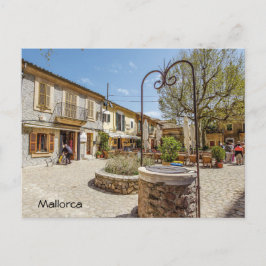 Cartão Postal praza de valldemossa en la isla de Mallorca