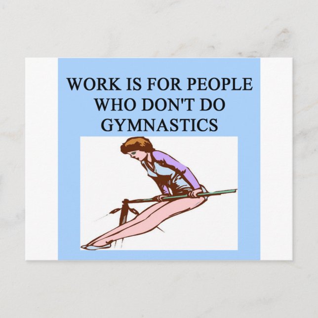 Cartão Postal prazer do ginásio (Frente)