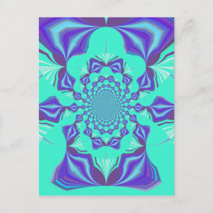 Cartão Postal Precioso azul