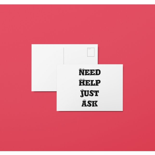 Cartão Postal Precisa De Ajuda Para Perguntar 2020 (Criador carregado)