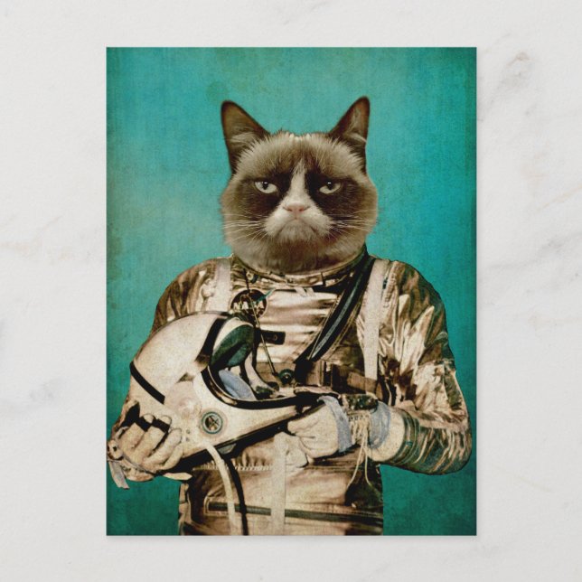 Cartão Postal Preciso de espaço (Frente)