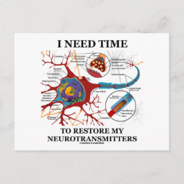 Cartão Postal Preciso De Tempo Para Restaurar Os Meus Neurotrans