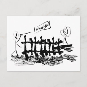 Cartão Postal Preciso de você!