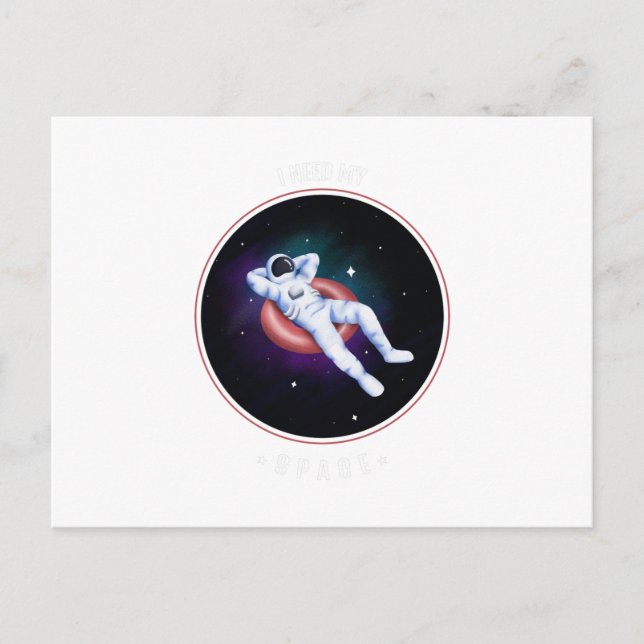 CARTÃO POSTAL PRECISO DO MEU ESPAÇO (Frente)