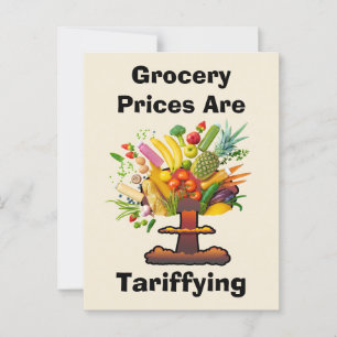 Cartão Postal Preços de compras são tarifas