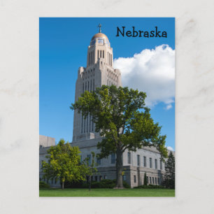 Cartão Postal Prédio Capital Estatal de Nebraska