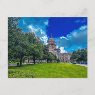 Cartão Postal Prédio do Capitólio Estadual do Texas Vista do Dia