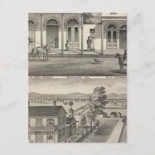 Cartão Postal Prédios Woodland, Yolo