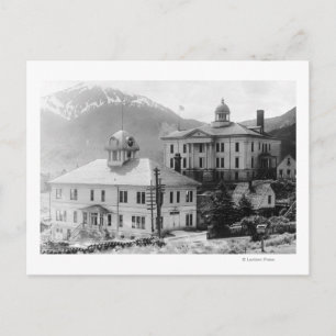 Cartão Postal Prefeitura e Tribunal em Juneau