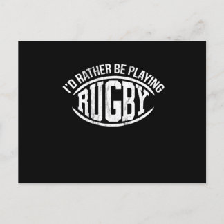 Cartão Postal PREFERENCIALMENTE de Identidade em Jogando Rugby