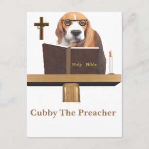 Cartão Postal Pregador de Cachorro