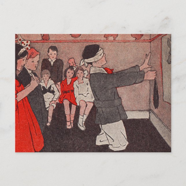 Cartão Postal Pregue o rabo no Burro (Frente)