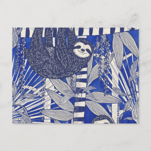 Cartão Postal Preguiças da Selva
