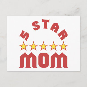 Cartão Postal Premie Mãe 5 Estrelas