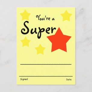 Cartão Postal Prêmio de reconhecimento