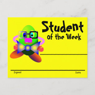 Cartão Postal Prêmio de reconhecimento