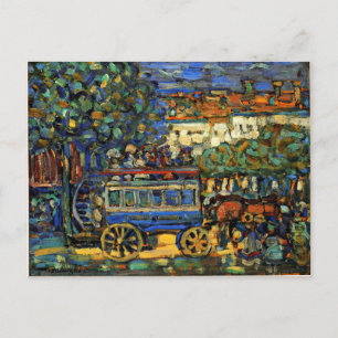 Cartão Postal Prendergast - Paris Omnibus