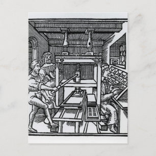 Cartão Postal Prensa móvel