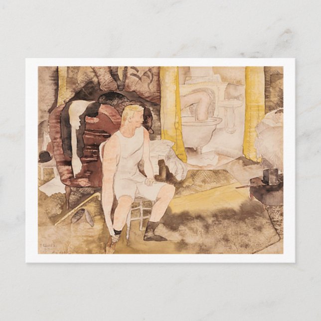 Cartão Postal Preparando-se (Frente)