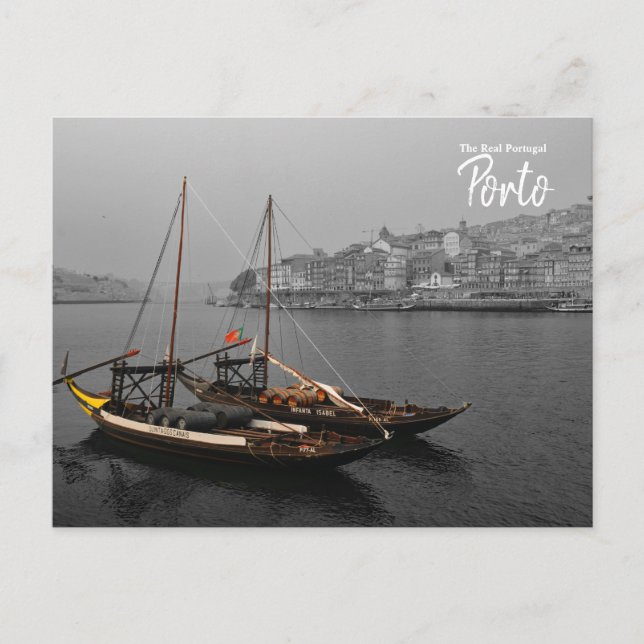 Cartão Postal Preparando-se para a viagem - Porto (Frente)