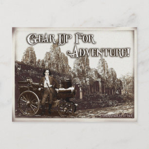 Cartão postal Prepare-se Para Aventura