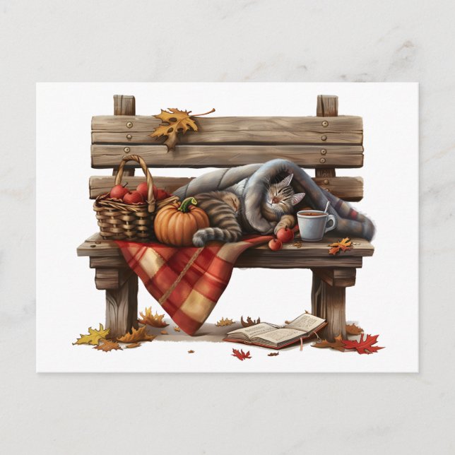 Cartão Postal Preparing my Halloween potion (Frente)