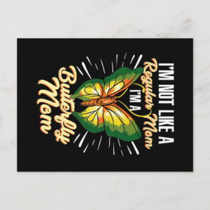 Cartão Postal Presente da Mãe Borboleta, Presente de Aniversário