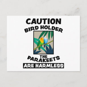 Cartão Postal Presente de Amigos de Pássaros Design de Animal Ex