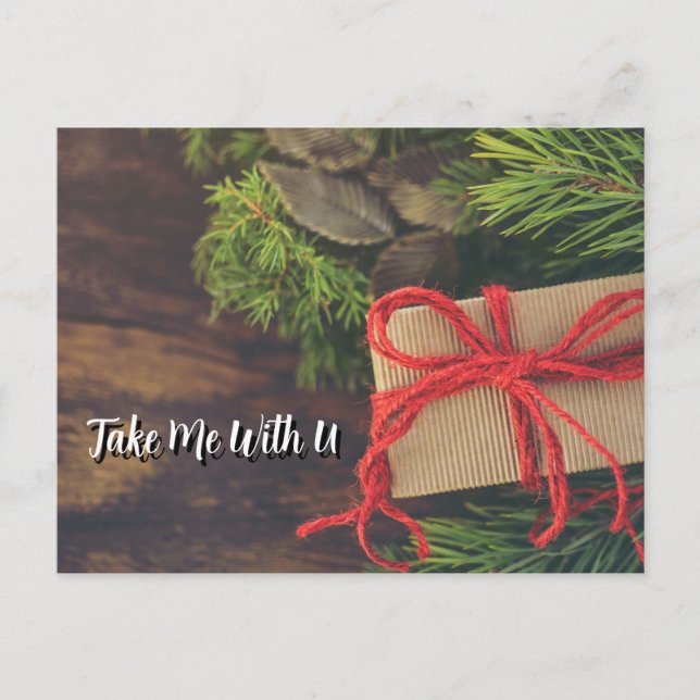 Cartão Postal presente de aniversário (Frente)